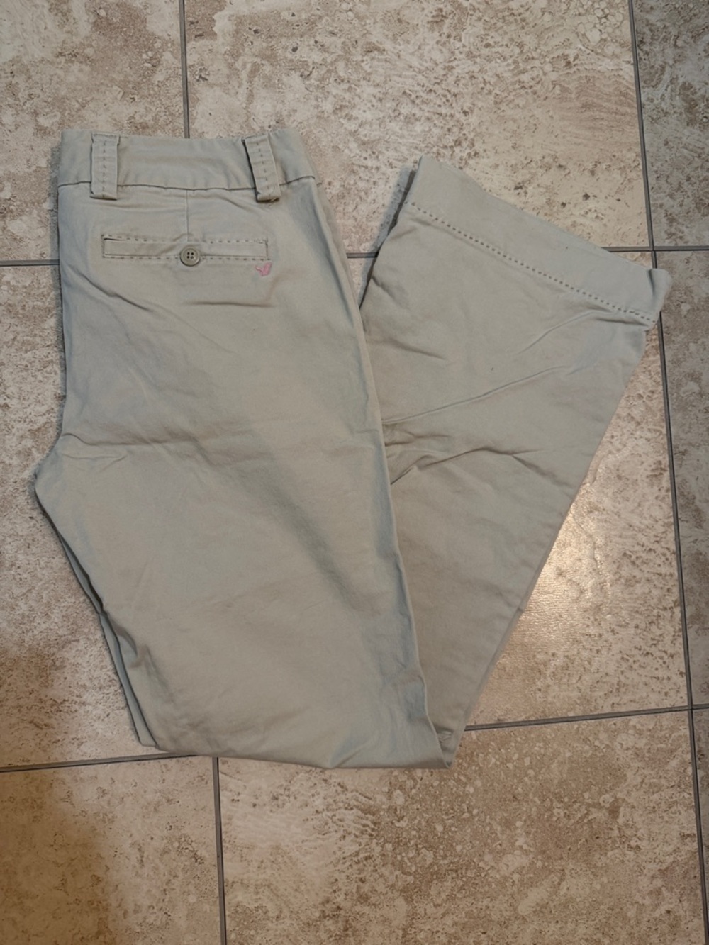 Women’s Y2K American Eagle Outfitters Light Beige pants size 8 regular